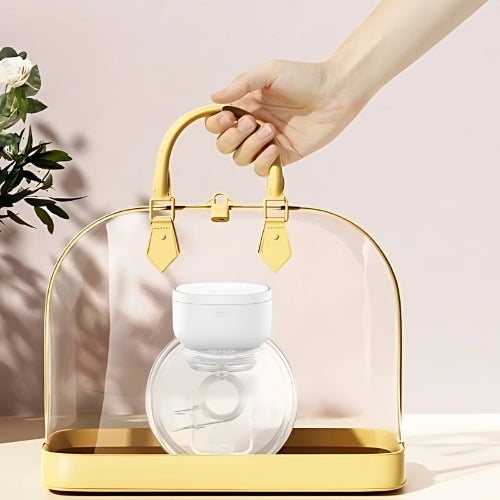 tire lait main libre blanc sac transport