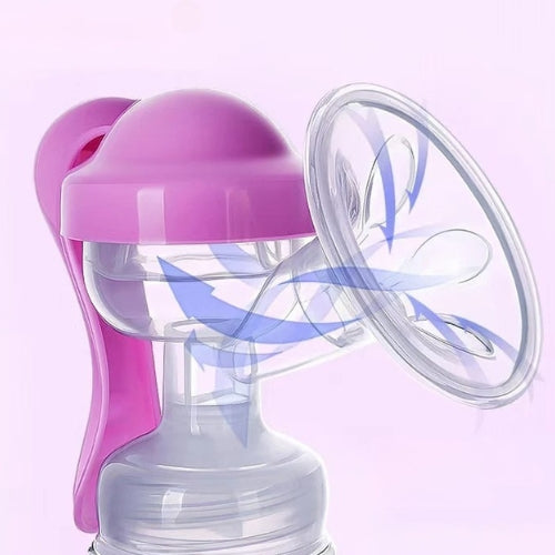 tire lait manuel mauve aspiration