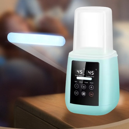 chauffe biberon bleu veilleuse