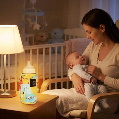 chauffe biberon portable bébé endormie maman