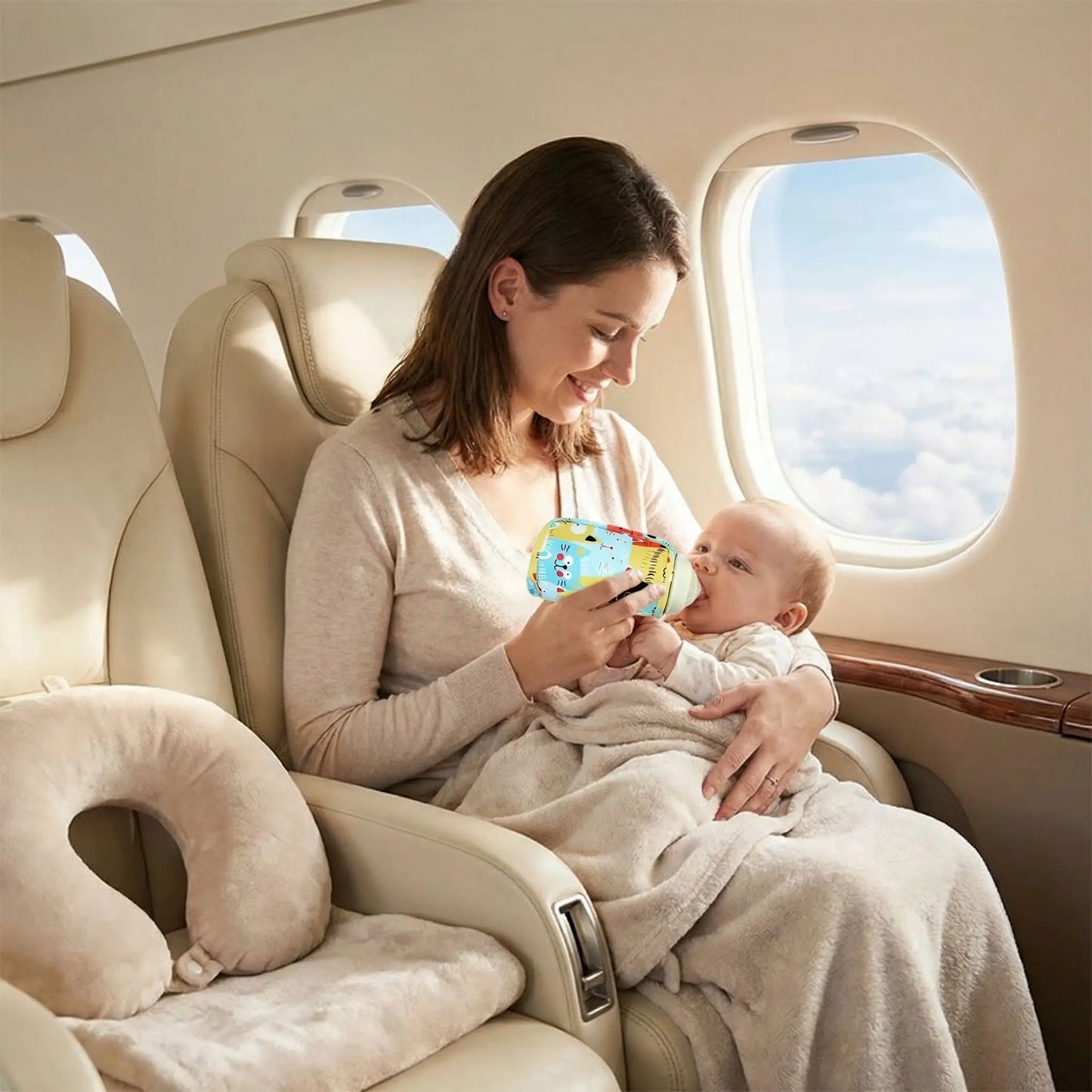 chauffe biberon portable voyage avion