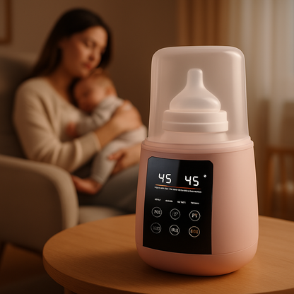 chauffe biberon rose