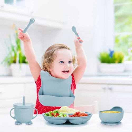 MealBundle™ | Ensemble Repas en silicone - Pour Bébé Maman