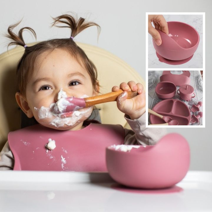 MealBundle™ | Ensemble Repas en silicone - Pour Bébé Maman