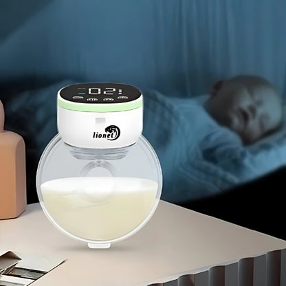 tire-lait électrique bébé dort paisiblement