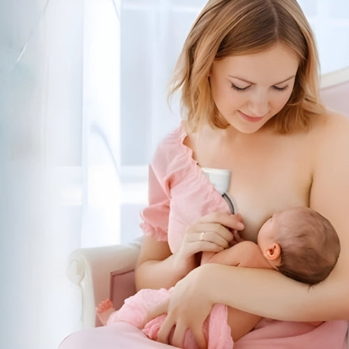 tire lait main libre maman allaite bebe