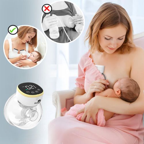 Tire Lait mains libres Jaune - BabyMilk™ - Pour Bébé Maman