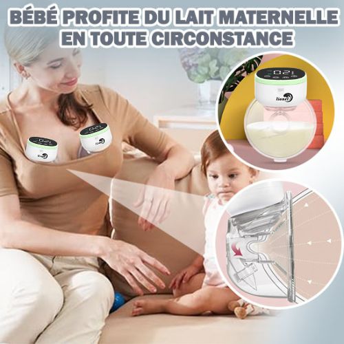 Tire Lait - Mains Libres Vert - Pour Bébé Maman